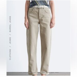 Barrel Jeans Beige Barrel Jeans - Neutral Beige